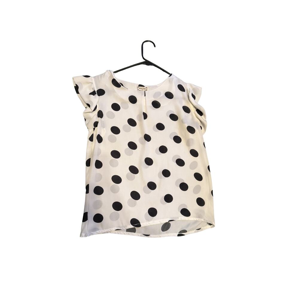 polka dot blouse